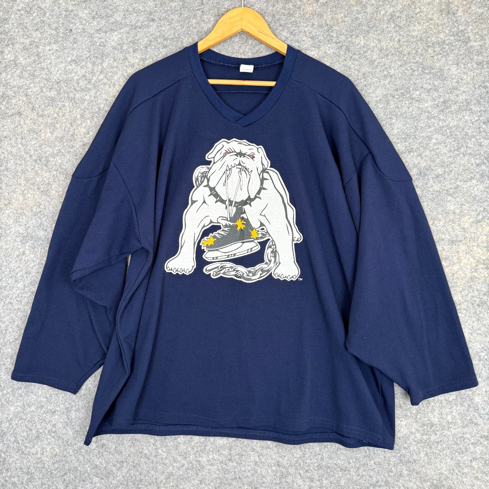Vintage Long Beach Ice Dogs Hockey Jersey Mens 2xl 90s #18 Player Owned Rare Usa